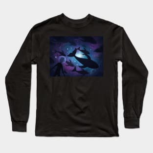 Space Whales Long Sleeve T-Shirt